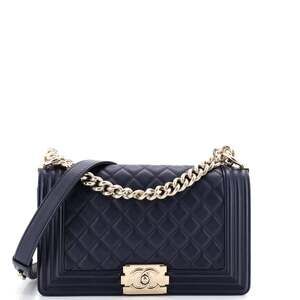 Chanel Boy Flap Bag Quilted Lambskin #350916C43B